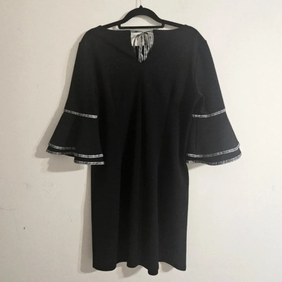 Sharagano Bell Sleeve Sheath Dress - Picture 4 of 8